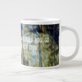 Zonnig dennenbos grote koffiekop (Rechts)