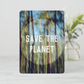 Zonnig dennenbos kaart (Staand voorkant)