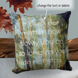 Zonnig dennenbos kussen