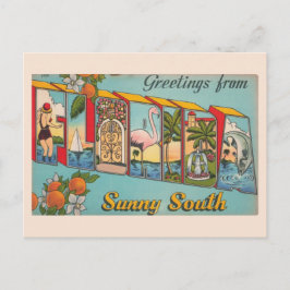 Zonnig Florida van vroeger Briefkaart