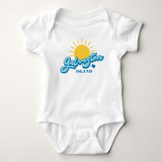 Zonnig! Galveston Island, Texas Romper (Voorkant)