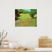 Zonnig gazon in een openbaar park van Vincent van Poster (Keuken)