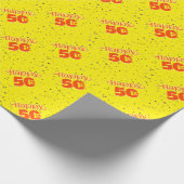 ZONNIG GEEL 50E CADEAUPAPIER (Hoek)