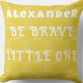 Zonnig geel Tribal Tepee Kussen