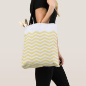 Zonnig geel Zigzag Patroon Crossbody Bag Tote Bag (Dichtbij)
