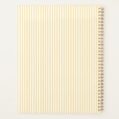 Zonnig Gele Persoonlijke Planner (Achterkant)