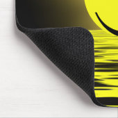 Zonnig gezicht in rimpels muismat (Hoek)