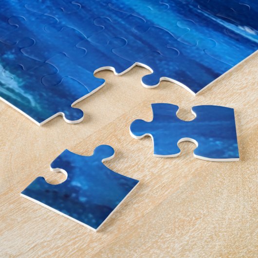 Zonnig Hawaii Beach Schilderij Tropisch Paradijs P Legpuzzel (Zijkant)