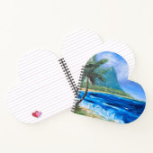 Zonnig Hawaii Beach Schilderij Tropisch Paradijs P Notitieboek (Binnen)
