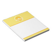 ZONNIG HELDER VERS GEEL GEPERSONALISEERD CITROENFR NOTITIEBLOK (Schuin)