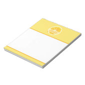 ZONNIG HELDER VERS GEEL GEPERSONALISEERD CITROENFR NOTITIEBLOK (Linkerzijde)