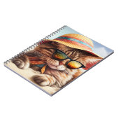 Zonnig Kat Notitieboek (Linkerzijde)