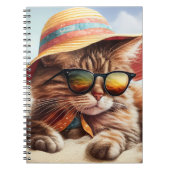 Zonnig Kat Notitieboek (Voorkant)