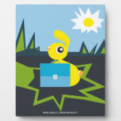 Zonnig Konijn Fotoplaat (Voorkant)