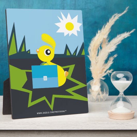 Zonnig Konijn Fotoplaat (Zijkant)