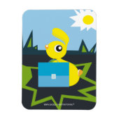 Zonnig Konijn Magneet (Verticaal)