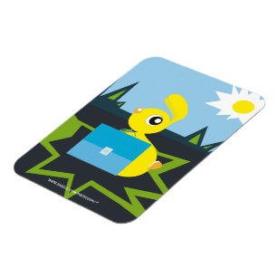 Zonnig Konijn Magneet