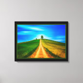 Zonnig Landschap Canvasprint Canvas Afdruk (Voorkant)