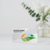 Zonnig Landschap | Groene Begroeiing Visitekaartje (Staand voorkant)