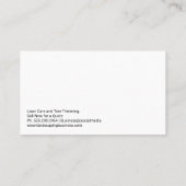 Zonnig Landschap | Groene Begroeiing Visitekaartje (Achterkant)