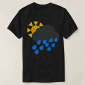 Zonnig met douches t-shirt (Design voorkant)
