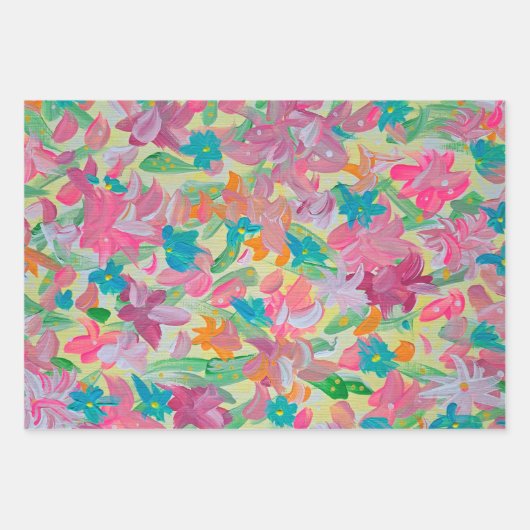 Zonnig Pastel Inpakpapier (Voorkant)