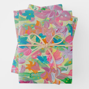 Zonnig Pastel Inpakpapier Vel