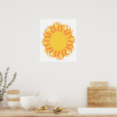 zonnig Poster (Keuken)
