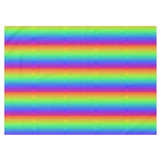 Zonnig regenboog kleurrijk tafelkleed (Voorkant (Horizontaal))