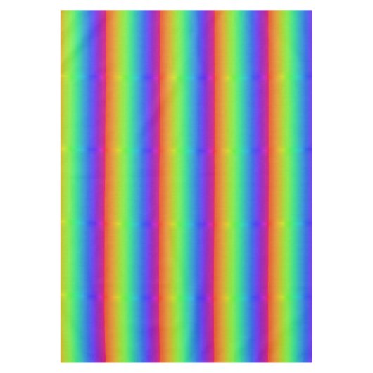 Zonnig regenboog kleurrijk tafelkleed (Voorkant)