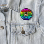 Zonnig Ronde Button 5,7 Cm (In situ)