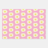 Zonnig Side Up Ei Wrapping Papier Inpakpapier Vel (Voorkant 2)