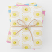 Zonnig Side Up Ei Wrapping Papier Inpakpapier Vel (In situ)