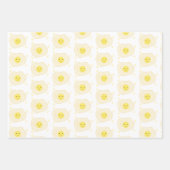 Zonnig Side Up Ei Wrapping Papier Inpakpapier Vel (Voorkant)