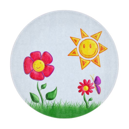 Zonnig snijplank (Voorkant)