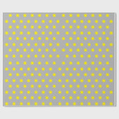 Zonnig Spatten Polka Dot Patroon Cadeaupapier (Vlak)