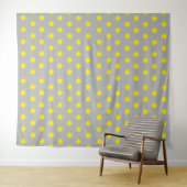 Zonnig Spatten Polka Dot Patroon Wandkleed (In Situ (horizontaal))