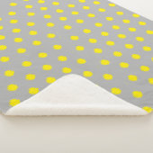 Zonnig Spatten Stippenpatroon Sherpa Deken (3/4)
