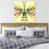 Zonnig sprookje canvas afdruk (Insitu (Slaapkamer))