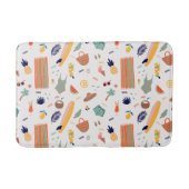 Zonnig strand leuk patroon badmat (Voorkant)