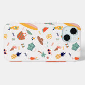 Zonnig strand leuk patroon Case-Mate iPhone case (Achterkant (horizontaal))