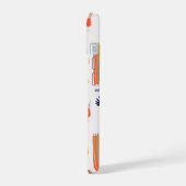 Zonnig strand leuk patroon iPhone 15 case (Linkerkant)