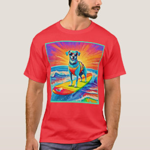 Zonnig Surfen Pup: Beach Bliss T-shirt