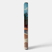 Zonnig Tropisch Strand Palmboom Case-Mate iPhone Case (Achterkant / Links)