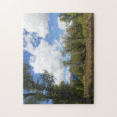 Zonnig Uitzicht van Grand Teton Mountain Legpuzzel (Verticaal)