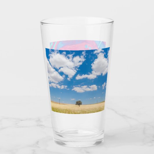zonnig veld glas (Voorkant)