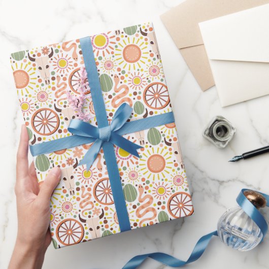 Zonnig Westers Avontuur Cadeaupapier (Geschenken)