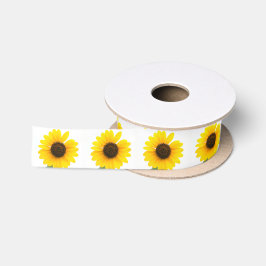 Zonnig Zonnebloemlint Satijnen Lint