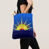 Zonnige Allover Boodschappentas Tote Bag (Dichtbij)