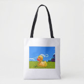 zonnige b-tas tote bag (Voorkant)